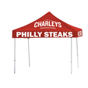 10' x 10' Charleys Philly Steaks Red Logo Tent Topper