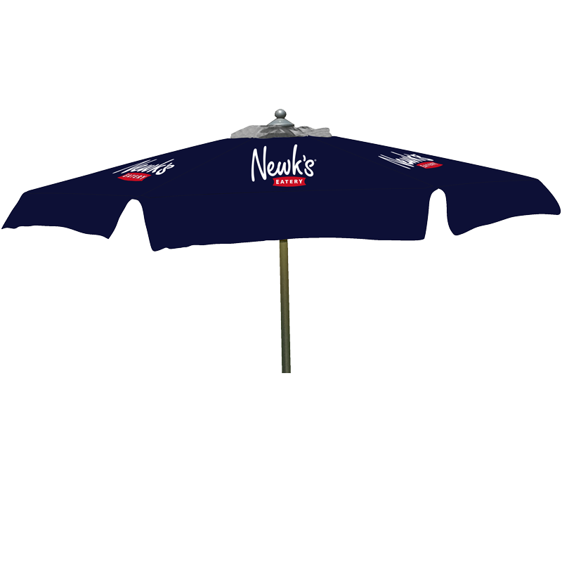 Newk's Eatery & Catering Alternating Logo Umbrella Top