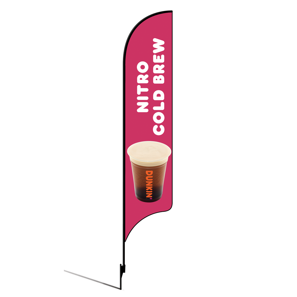 Kit for 15' Dunkin' Donuts Pink Nitro Cold Brew AdverSail