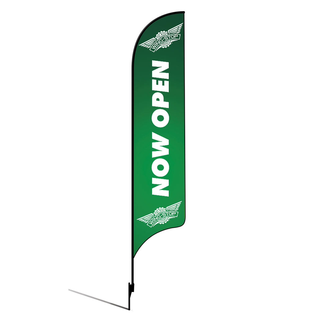 Kit for 15' Wingstop Logo Now Open AdverSail (2023 Art)