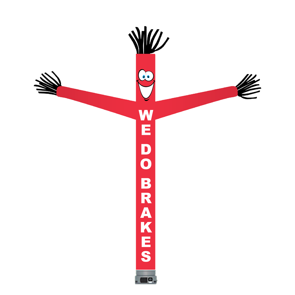 Kit for 18' FullSpeed Automotive Red We Do Brakes Tube Dancer (with face & arms)