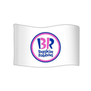 3' X 5' Baskin Robbins White Logo Flag 