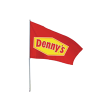 3' x 5' Denny's Red Logo Flag