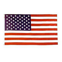 3' X 5' Generic American Red, White & Blue Flag (polyester)